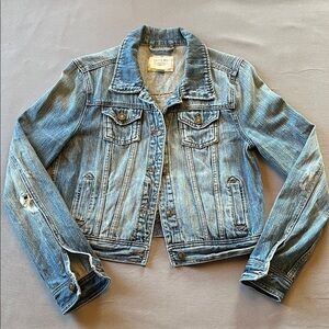 I Love H81 Denim Jacket with Button Details Size L